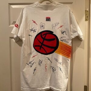 Vintage 1992 USA Basketball Dream Team Tee XL Single Stitch Made USA $150 OBO